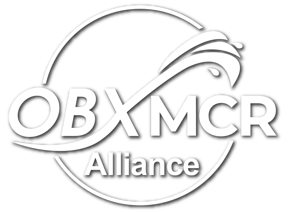OBX MCR Alliance logo white
